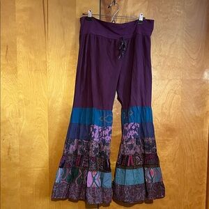 The Pyramid Collection Large Vibrant Patchwork Pants